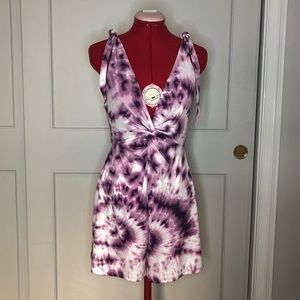 BCBGeneration Tie Dye Lavender Romper Size S